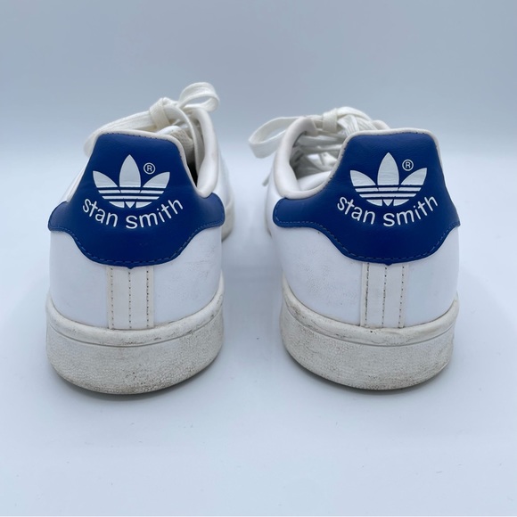 Adidas Stan Smith Sneakers 6 White/Blue - Picture 7 of 16